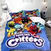 Art Cartoon 3D Printed Smilings Critters Duvet Cover Pillowcase Bedding Set Children Twin Full Single/Double/Large Size Gift