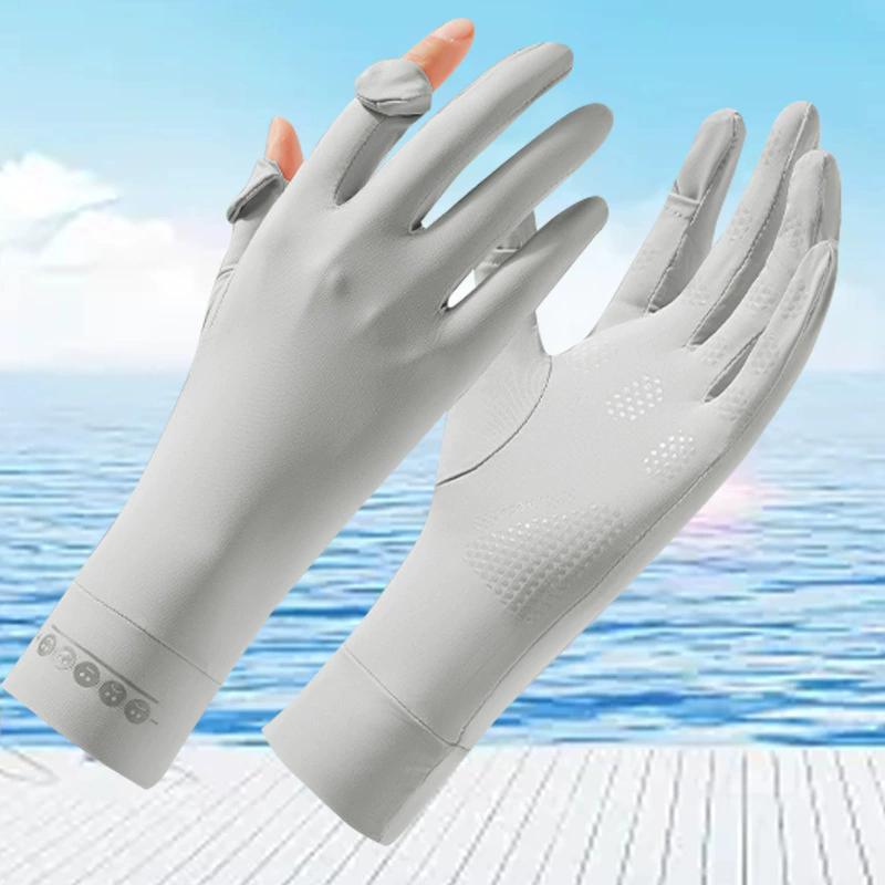 Sun Protection Gloves, UV Protection Full Finger Gloves with Touchscreen Fingertips