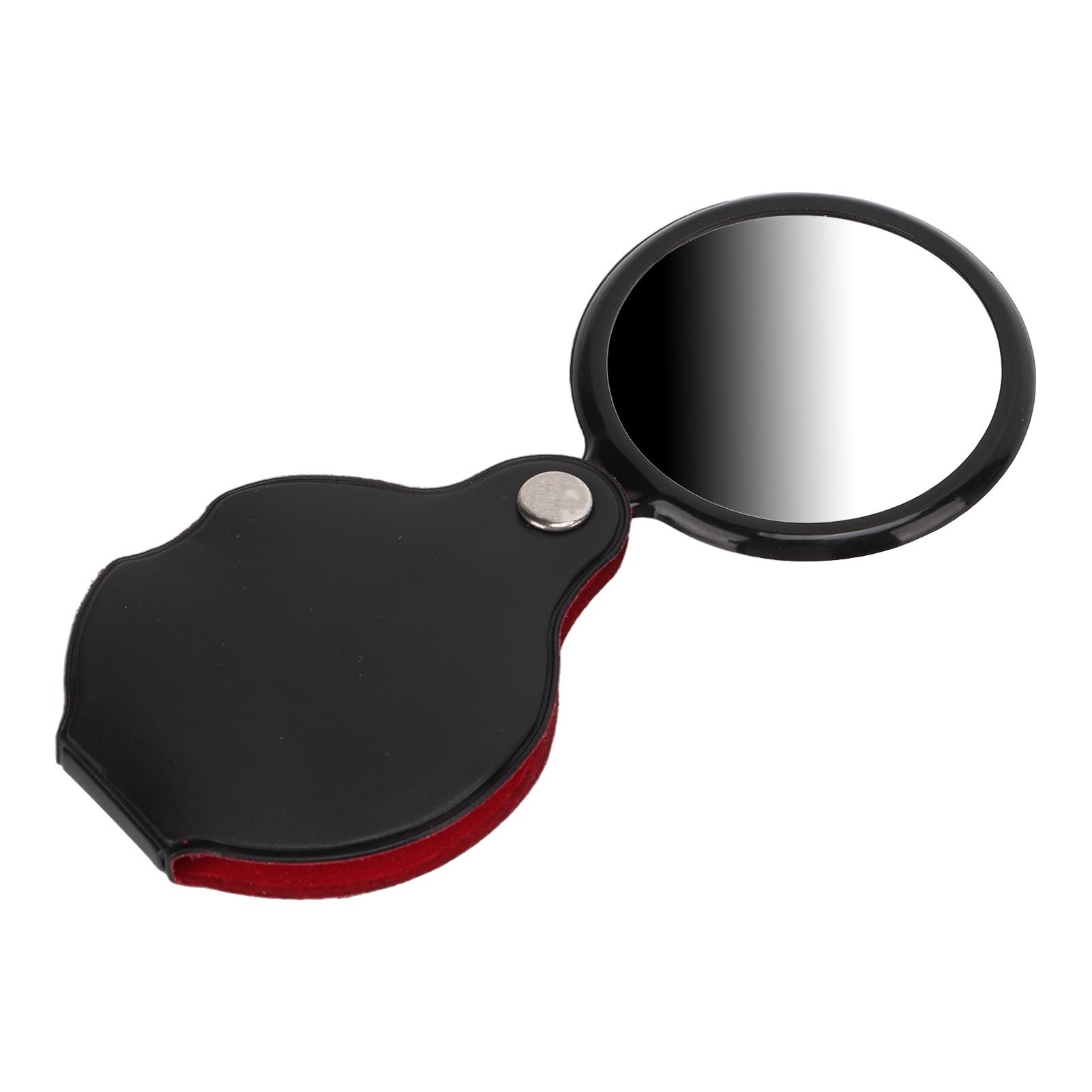 

Pocket Magnifying Glass 6X HD Lens Clear Imaging Optical Lens Folding Handle Magnifying Glass