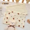 Pure Cotton Cloud-Shaped Baby Pillow - All-Season Soothing Gauze for Infants and Toddlers