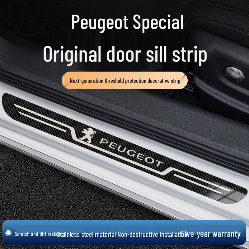 Peugeot Welcome Pedal Door Sill Strip for 508L, 4008, 5008, 408, 308, e2008
