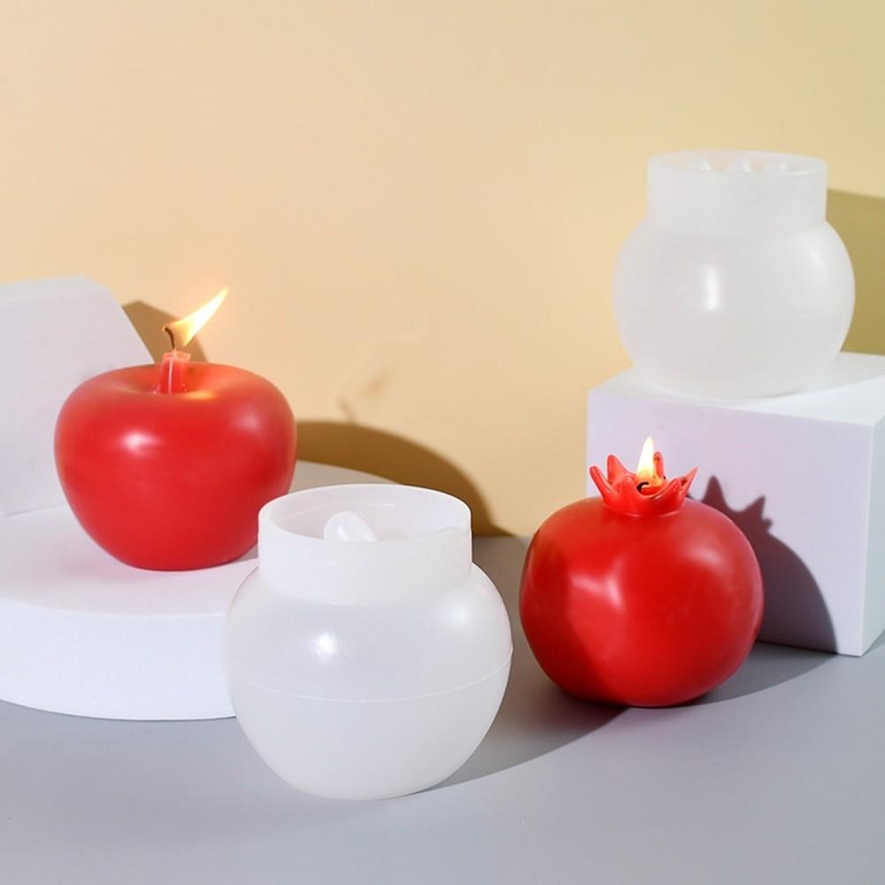 Wiederverwendbare Frucht-Silikonform Flexible Silikon-Harz-Gießform Kerzenherstellung