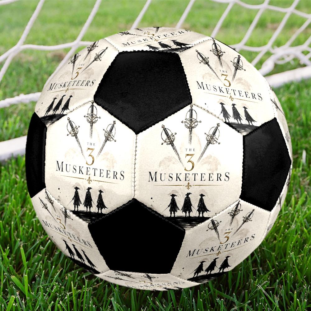 The Three Musketeers Theme Size 5 Soccer Ball, Suitable for Both Indoor and Outdoor Matches, a Gift Suitable for Everyone.
