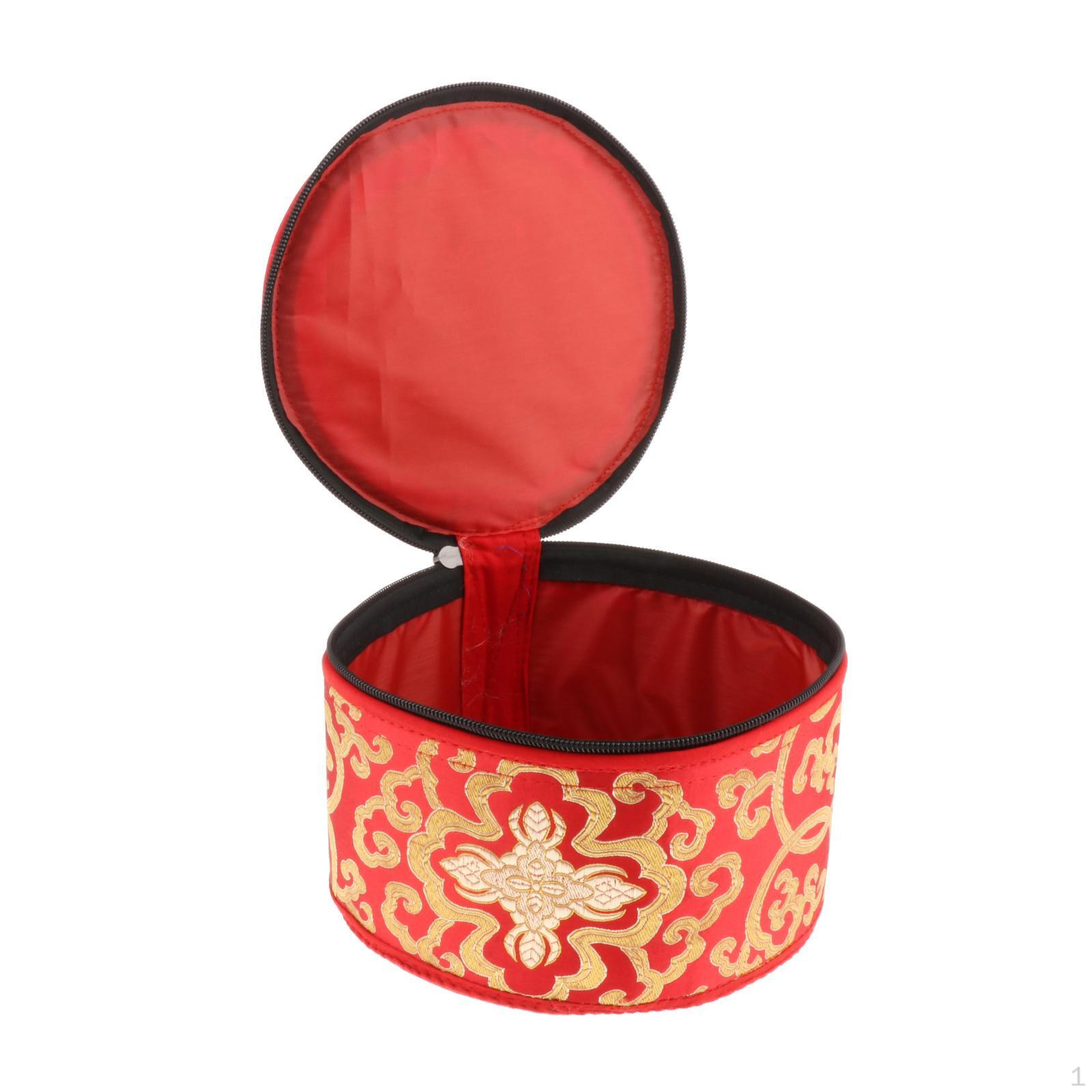 Буддизм Медитация Поющая Чаша Упаковочная Коробка Тибетский 20cm