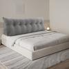 Rückenkissen Langes Keilkissen Lendenkissen 120/140/160/180/200cm, Für Bett Sofa Lesekissen Kopfteilkissen