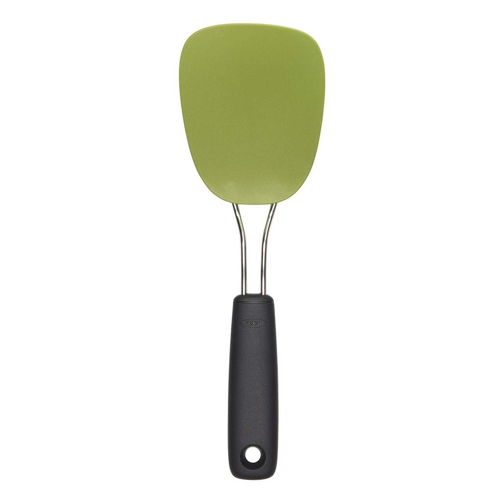 OXO Easy to get under Moderate Nylon soft Dishwasher safe Turner, food, flexibility, turner, Basil,