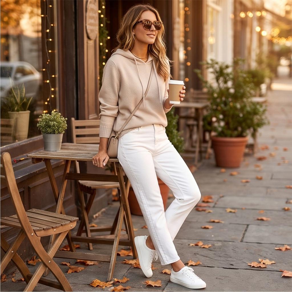 Maglione da Donna con Cappuccio Colorato a Maniche Lunghe Pullover Casual per l'Uso Quotidiano
