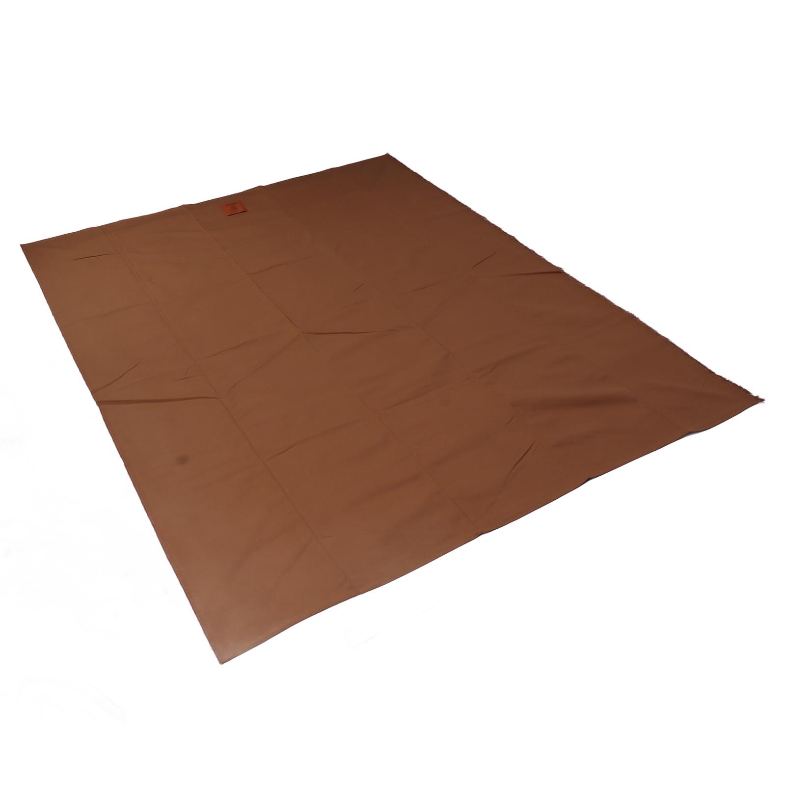 Large Picnic Blanket Thick Outdoor Portable Grass Park Outing Spring Picnic Mat with Strap Picnic Blanket Brown