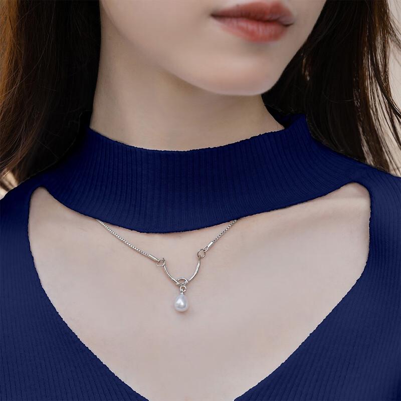 MOKANA Women's Hollow-Out V-Neck Long Sleeve Knit Sweater