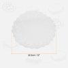 150/300pcs Lace Paper Doilies White Round/Oval/Rectangle Disposable Decorative Paper Placemats Hollow Flower Absorbing Papers