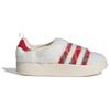 adidas Originals Unisex Puffylette White Red Casual Slides ID6141