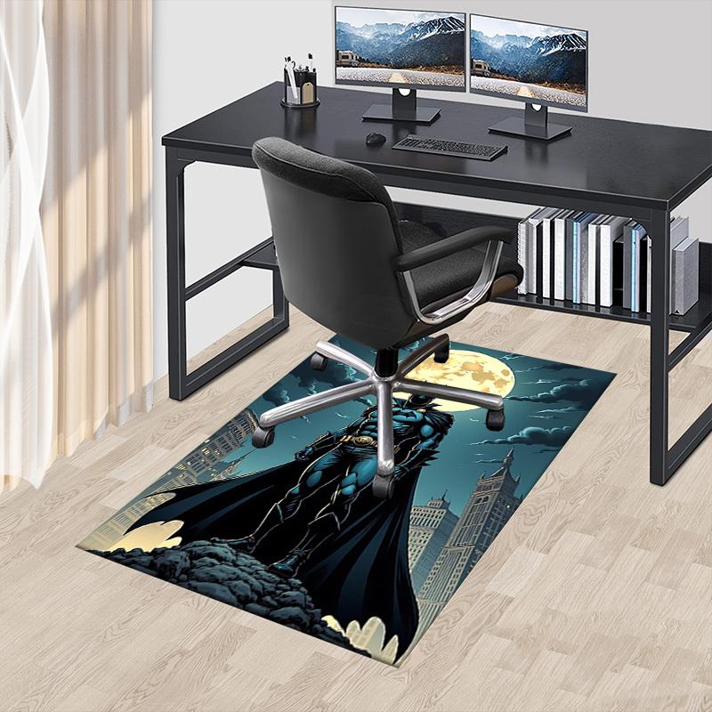 1pc Batman full moon Carpet, for Home & Office Decor, Desk Chair Carpet, Festive Gift,Conference Room CarpetL1264