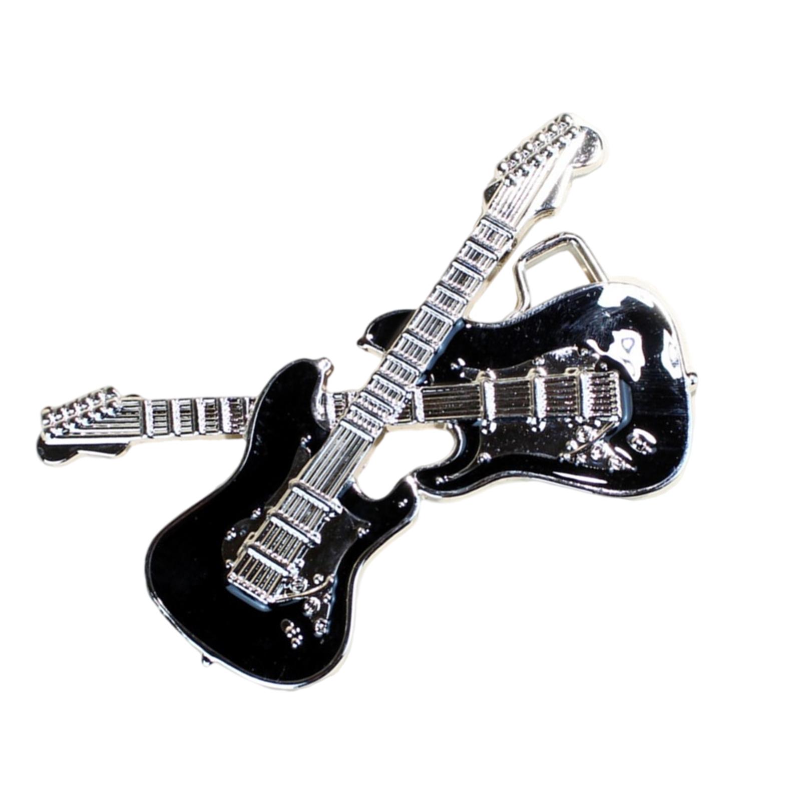 

Панк Металлическая Пряжка для Ремня Двойные Пряжки для Ремня с Гитарой Подарки на День Рождения для Унисекс Замена Пряжки для Ремня Пряжка для Ремня