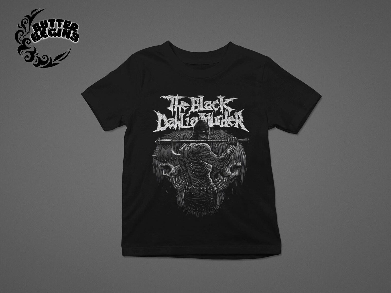 The Black Dahlia Murder T-Shirt - Metal Music Shirt - Nocturnal Album - Miasma - The Black Dahlia Murder Merch - Unisex Rocker Clothing S