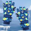 Waterproof Warm Gloves Cartoon Kids Gloves Unisex Winter Snowboard Gloves  Outdoor