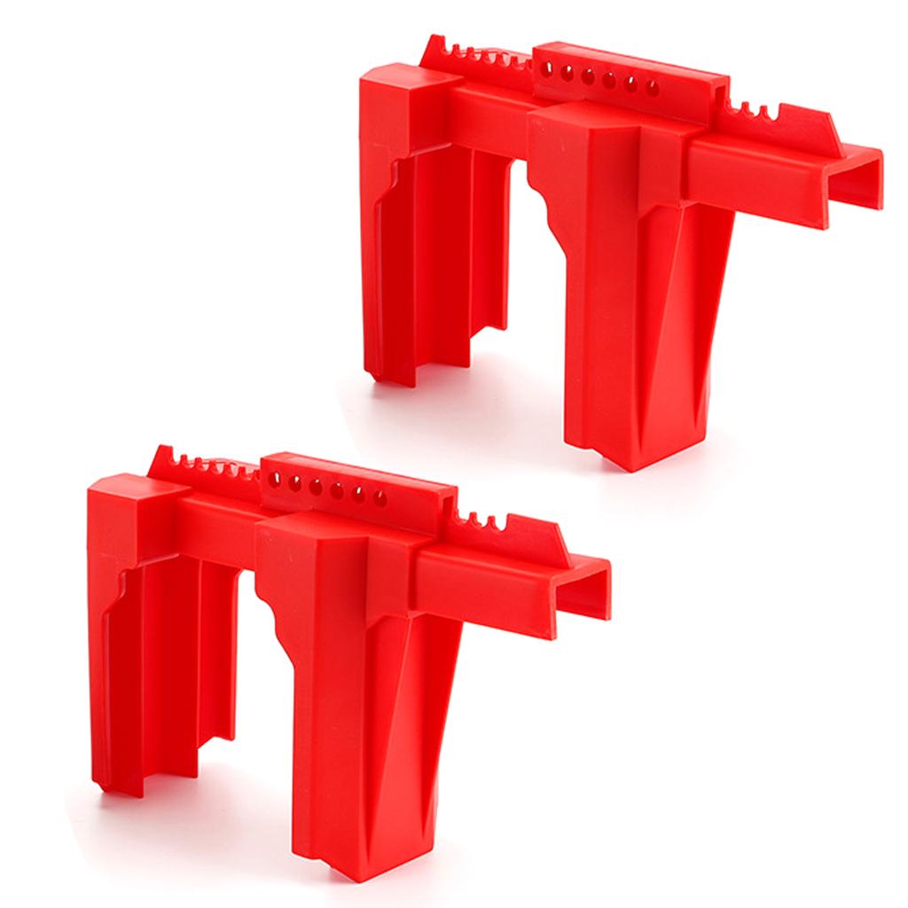 Multipurpose Adjustable Designs Sturdy Plastic Pipe Valves Lockout Systems High Temperatures Resistant 2Pieces