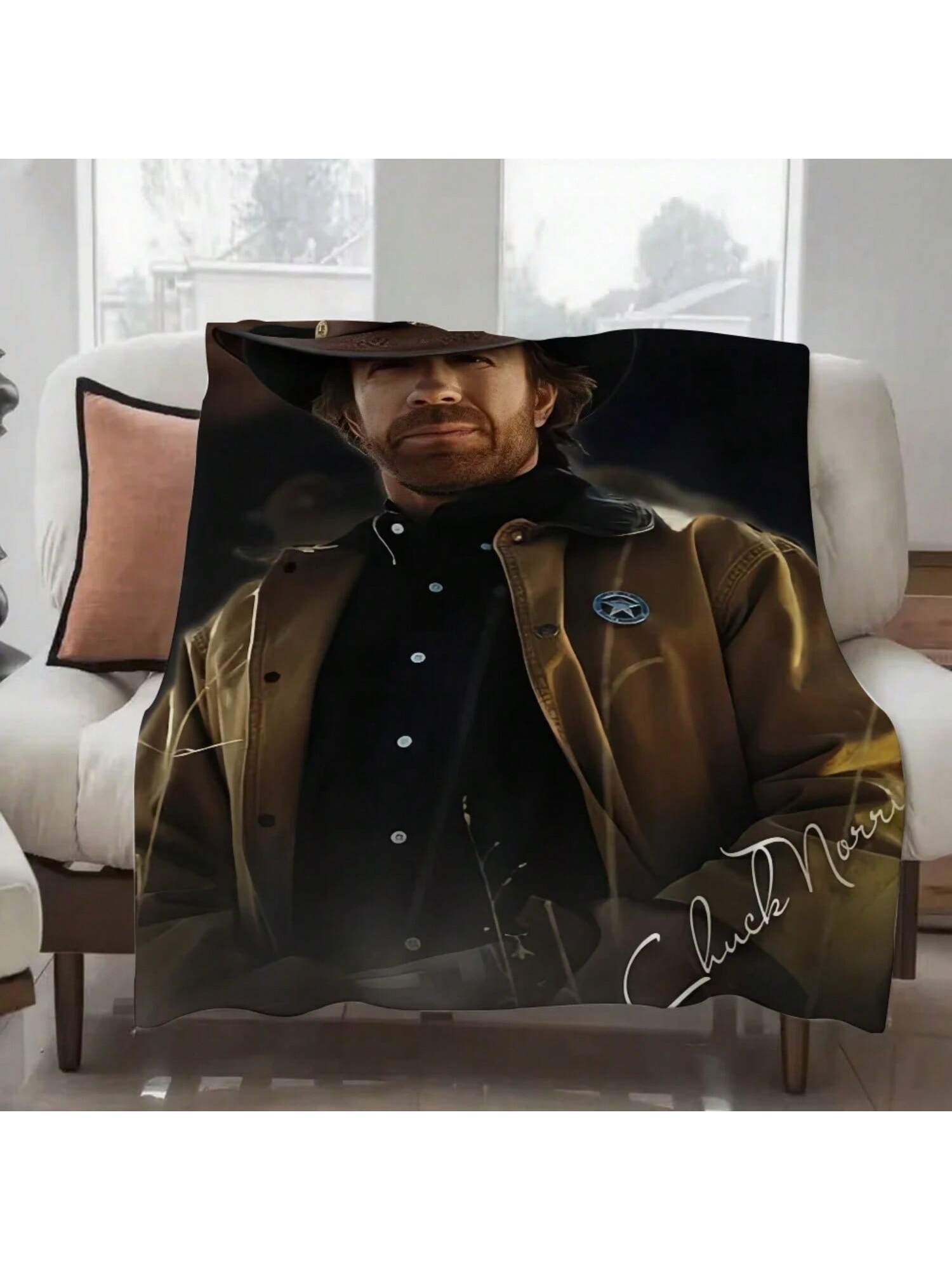 TV W-Walker T-Texas R-Ranger Blanket Design Lightweight Throw Blanket For Dorms, Naps, Living Room, Office,Sofa,All-Season 75X95CM
