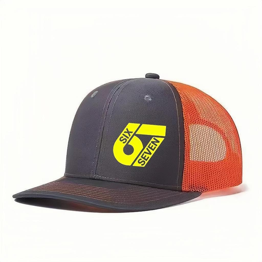 Printed Baseball Cap Fashion 67 Vintage Cap Outdoor Sports Sun Hat