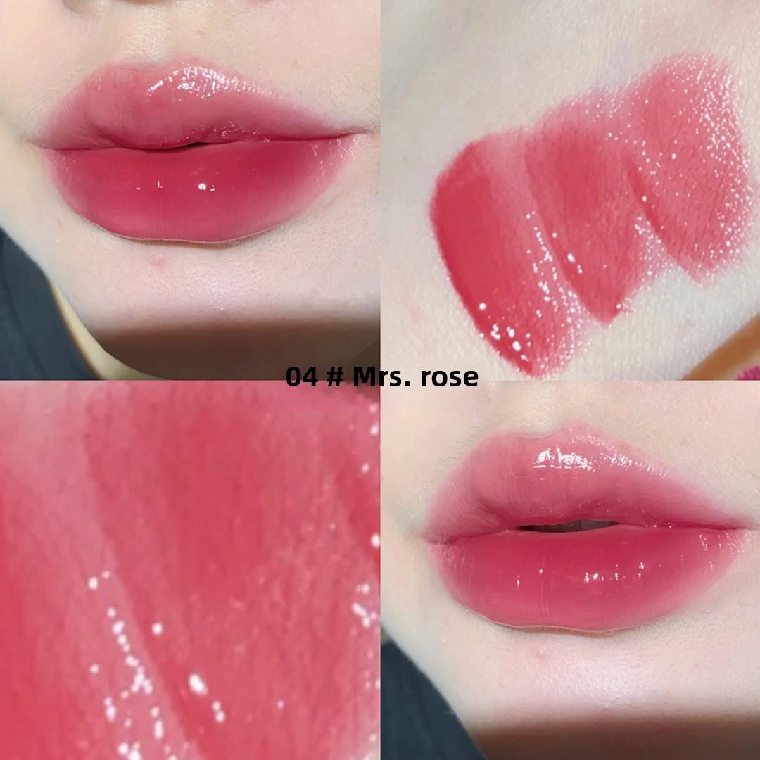 

Увлажняющий стойкий блеск для губ Light Time Smooth Water Glow Lipstick 04 ярко-розовый