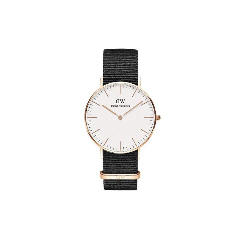 DANIEL WELLINGTON Watch CLASSIC Series Watch Quartz Movement White Dial Women's Watch Textured White Dial DW00100259