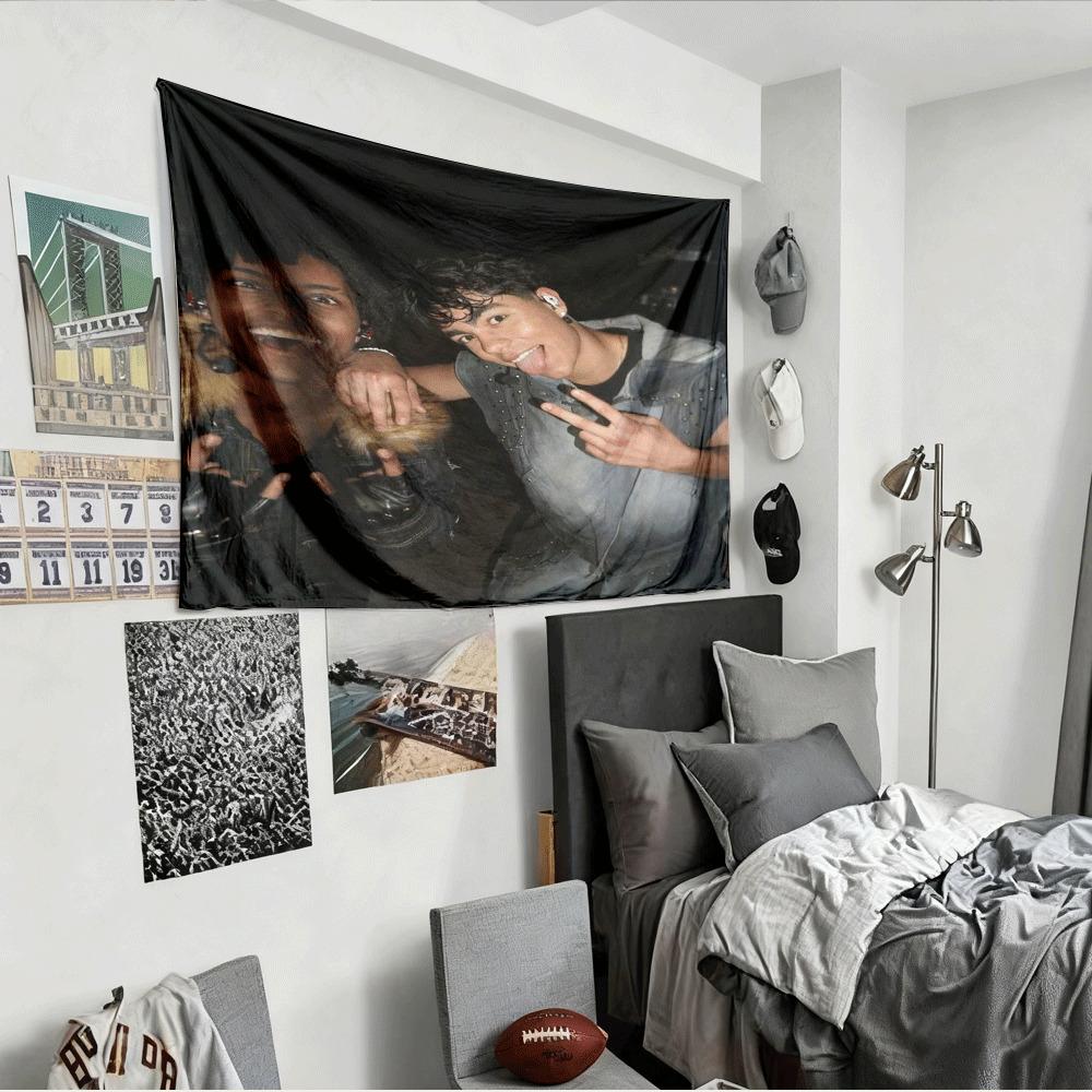 Malachi Barton Mekonnen Knife Digital Print Tapestry Aesthetic Wall Art for Living Room Bedroom Dorm Decor Holiday Gift