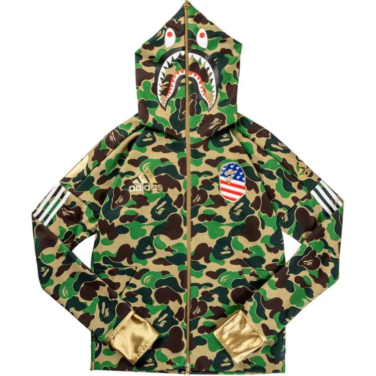 

A BATHING APE X Adidas SB Shark Hoodie DW9286 S