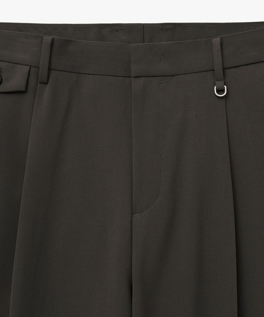 Tienjiti Flap Detail Wide Fit Pants (Brown) Tnpa6E102W2
