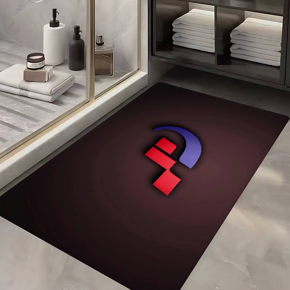 G-Gran-Turismo Badezimmermatte Anti-Rutsch Wasserabsorbierend Langes Streifenkissen Schlafzimmerteppich Willkommens-Fußmatte