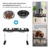 New Adjustable Lifting Stainless Steel Dog Bowl Cat Bowl Newly Upgraded Folding Pet Double Bowls Edible Plate Pet Products