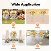 3 Tier Acrylic Crystal Flower Stand Gold Wedding Centerpiece for Party Birthday Decoration Bouquet Holder Arch