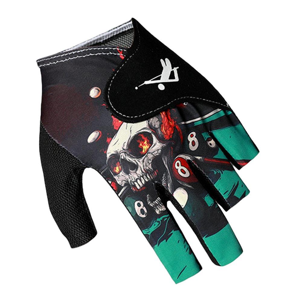Elastic Half Fingers Glove Left Hand Billiard Training Gloves  Fitness Accessories