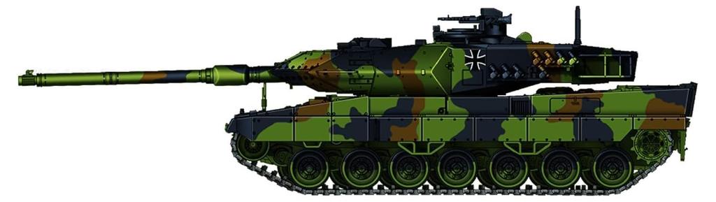 Trumpeter German Federal Army Leopard 2A6 Main Battle Tank Plastic Model 07191 1/72
