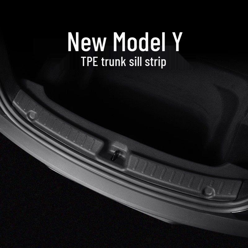 Tesla Model Y3 Trunk Sill Protector & Decorative Rear Guard Strip
