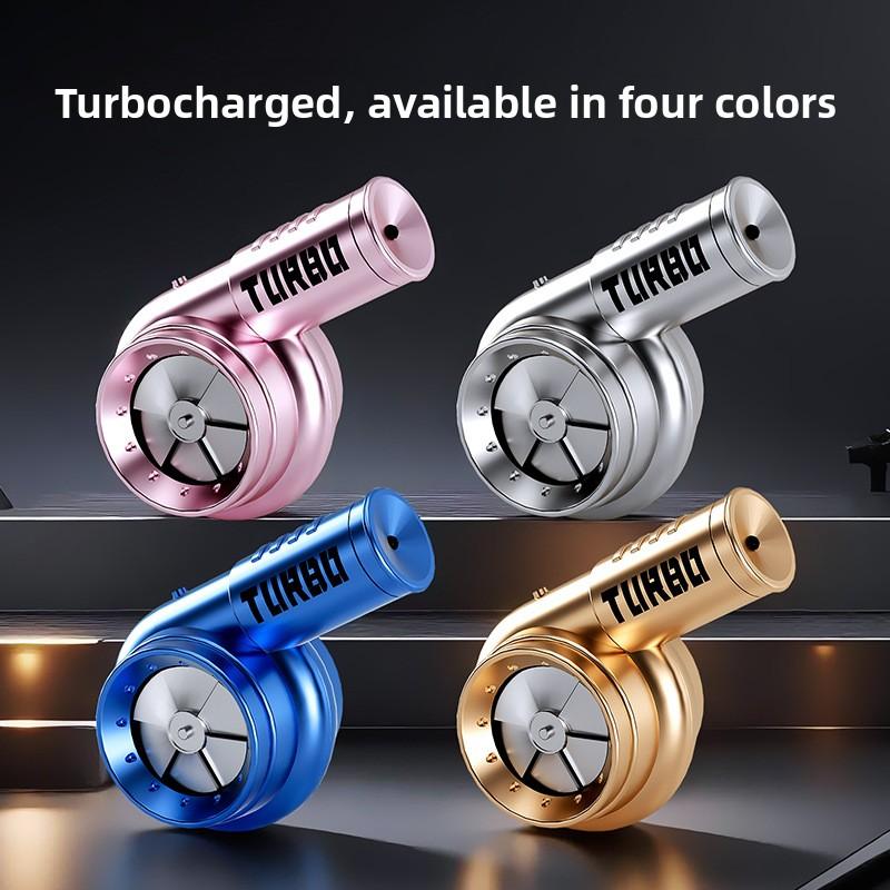 Llavero Portátil de Simulación de Turbina Turbo con Luz LED y Sonido Simulado Juguete Fidget Colgante para Aliviar el Estrés Regalo para Entusiastas de Coches