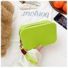 Silicone Cosmetic Bag Large Capacity Portable Waterproof Travel Wash Bag Mouth Red Envelope Storage Silicone Bag