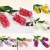 Flores de Jacinto Artificiais 19" Galho de Jacinto Falso Toque Real para Vaso Decoração de Casamento Casa Jardim Escritório
