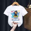 Cute Children's T-Shirt Cartoon Number Print Short Sleeve Summer Fashion Birthday Gift