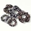 6pc/lot Scrunchies Velvet Hair Accessories For Women Elastic Bands Leopard Small and Large size Ponytail Headwear Holder