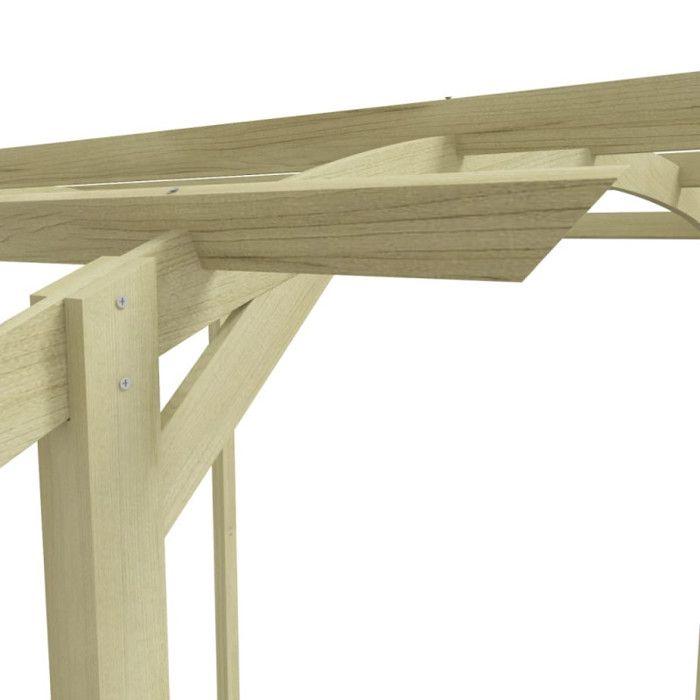 VidaXL Pergola de jardin 180x197x210 cm Bois de pin imprégné