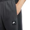 Nike Air AS M Air FLC Pant OH BFT Fashion Straight Leg Retro Sports Color Block Lace-Up Casual Pants Men pants Black Gray HJ0288060