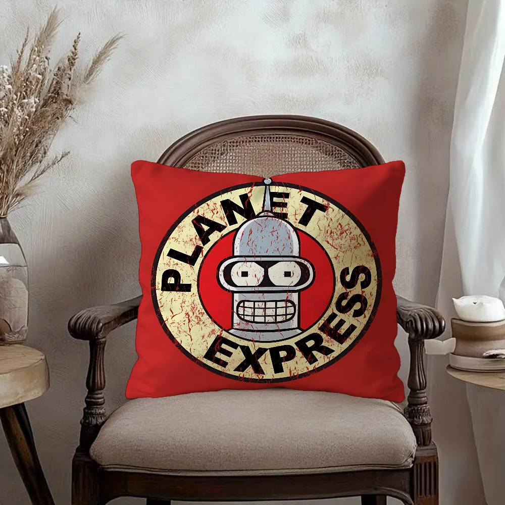 F-Futurama Pillowcase toon Gift Cushion Cover Bedroom Home Sofa Chair Seat Decor pillow case
