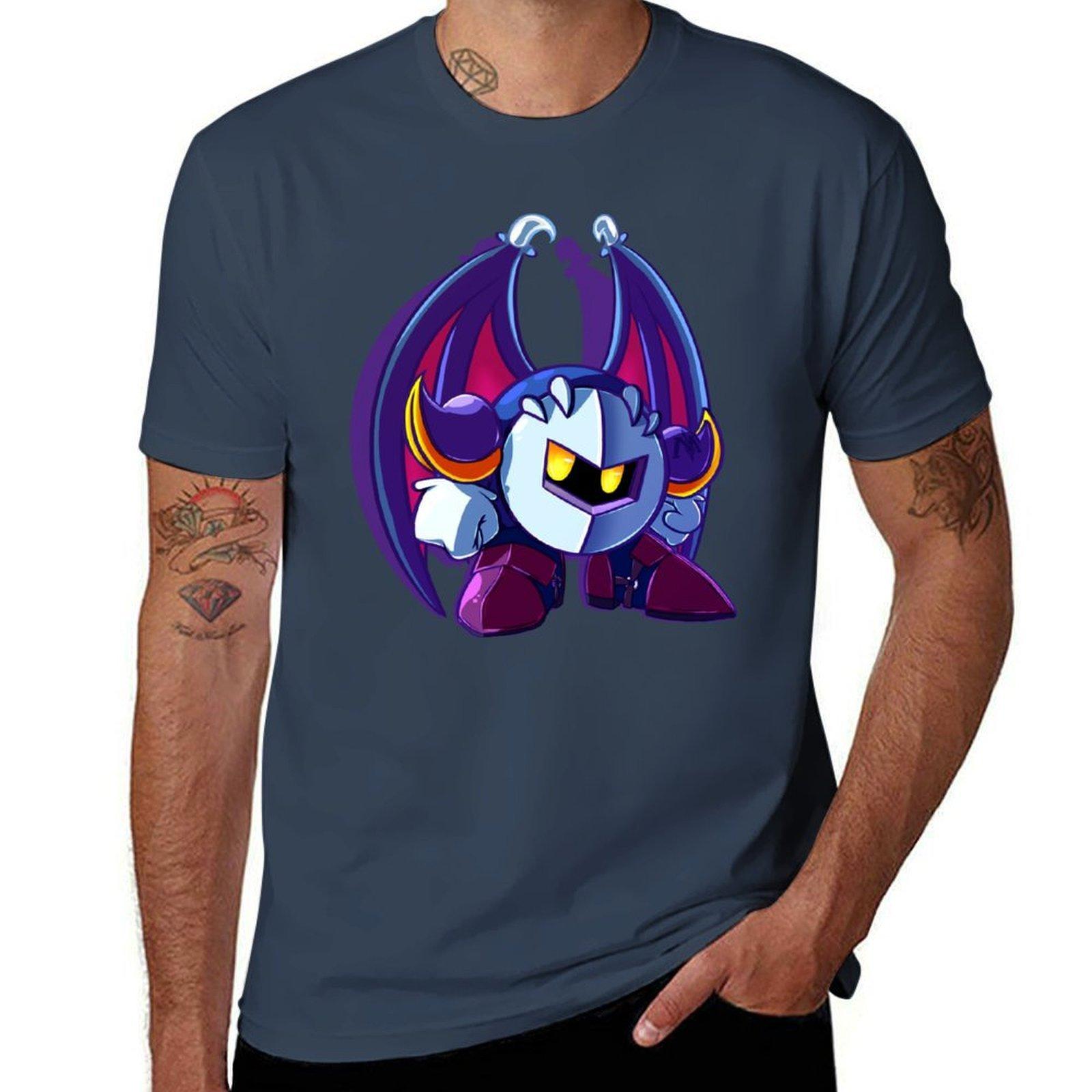 Meta Knight TShirt Basic Simple Design Short Sleeve Shirt S