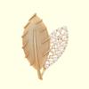 Light luxury high-end design pearl leaf brooch brooch high-end sense versatile temperament