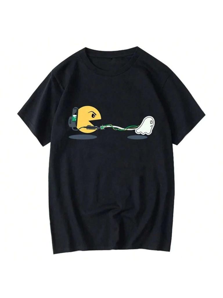 Cartoon Cute Pattern Fashion Printed T-Shirt Women's Summer Creative Short Sleeve Women's Casual Round Neck T-Shirt Top
