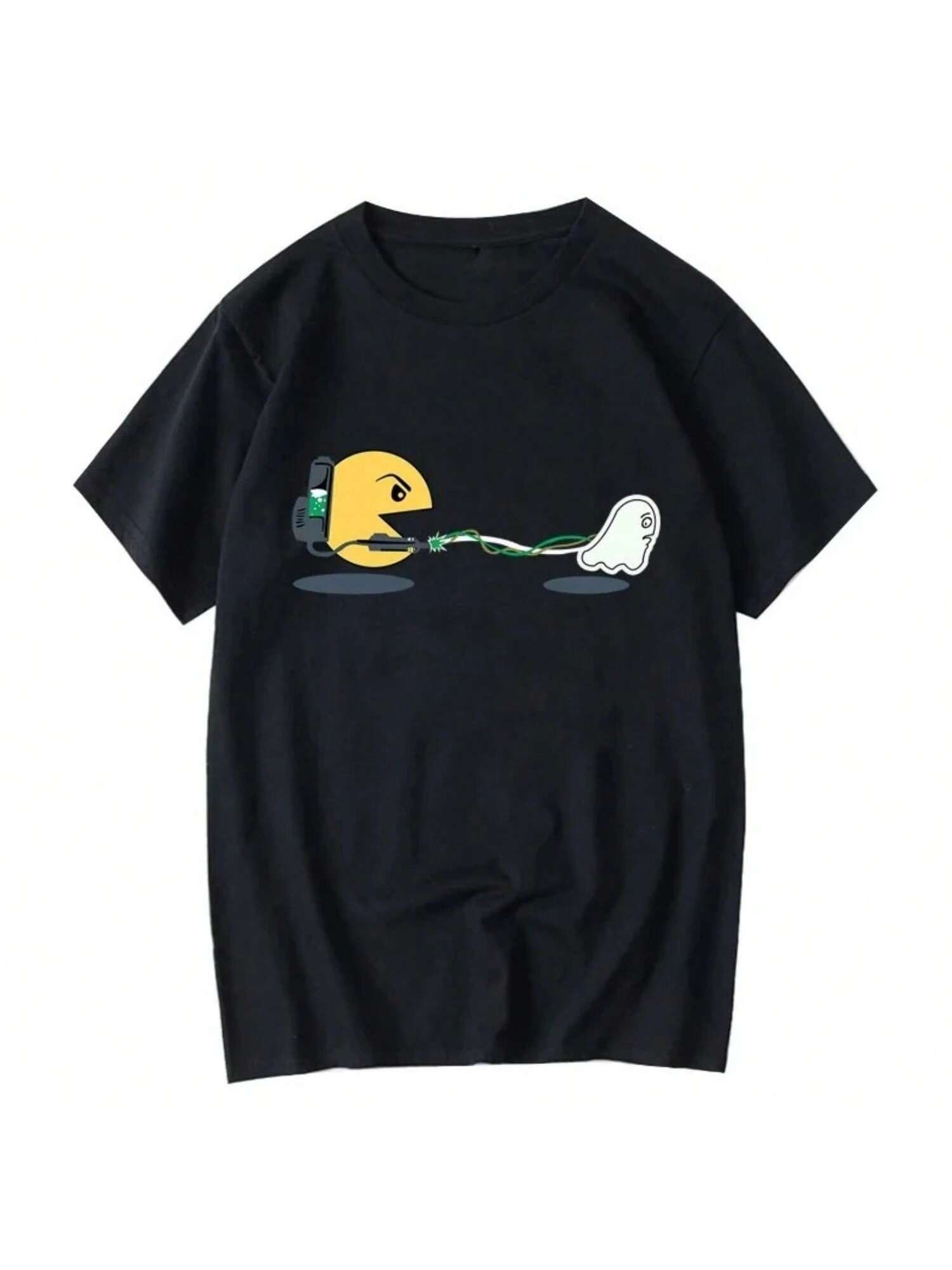 Cartoon Cute Pattern Fashion Printed T-Shirt Women s Summer Creative Short Sleeve Women s Casual Round Neck T-Shirt Top S разноцветный