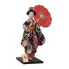 Ethnic Japanese Geisha Dolls Oriental Ancient Kabuki 12" Vintage Style Collectible Figurine Asian Geisha Doll for Shelf Decor