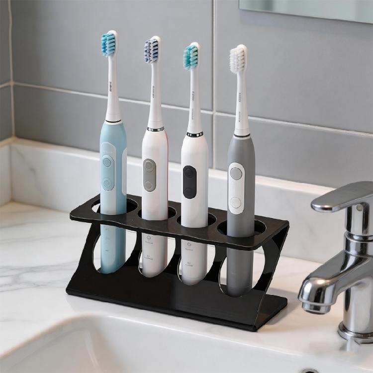 Universal Electric Toothbrush Stand With Ample Storage Space High Quality 3D Printed Toothbrush Organizers