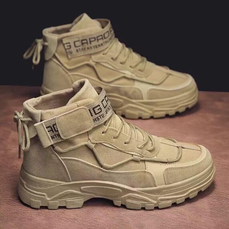Stiefel, Herrenschuhe, Hohe Arbeitsschuhe, Vielseitige Stiefeletten, Freizeitschuhe