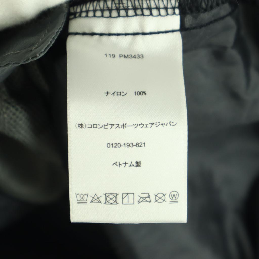 Columbia brand logo Long sleeve Nylon jacket XS black Men's Used