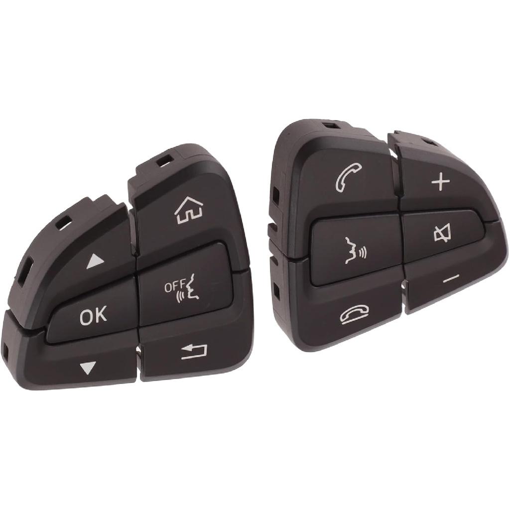 Steering Wheel Buttons for Mercedes-Benz C250 C300 C350 C-Class (W205) 2016-2018 for Mercedes-Benz GLC Class Steering Wheel Button Cover Replaces